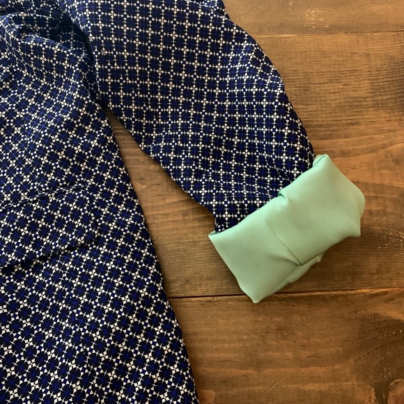 Vince Camuto Blue Pattern Blazer - Picture 7 of 8